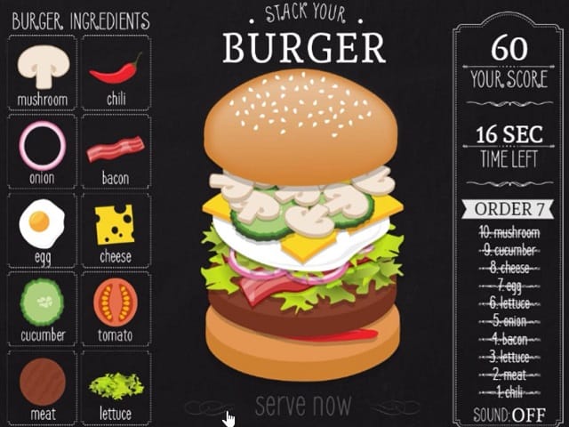 BURGER MAKER juego online en JuegosJuegos.com