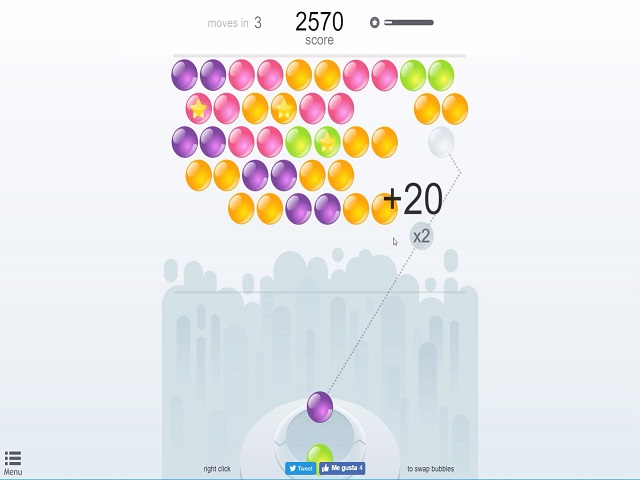 BUBBLE SHOOTER FRVR juego online en JuegosJuegos.com