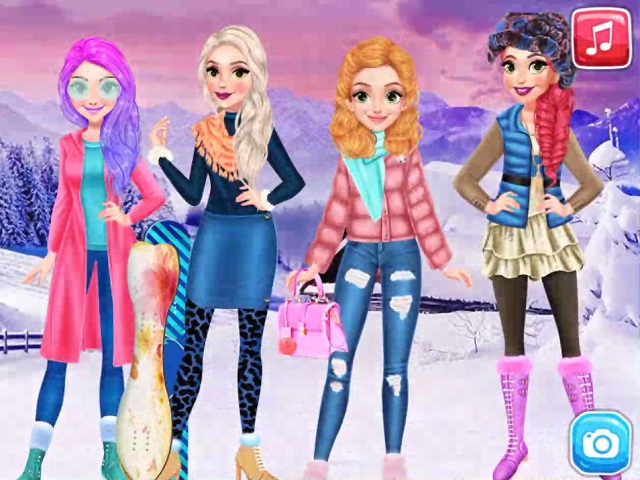 PRINCESS GIRLS TRIP ASPEN juego online JuegosJuegos com