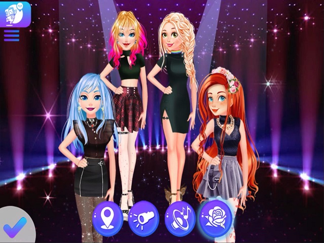 PRINCESSES KPOP IDOLS juego online en JuegosJuegos.com